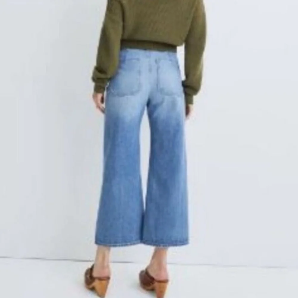 Veronica Beard Grant Jeans Wide Leg‎ Crop